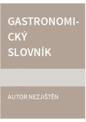 Gastronomický slovník