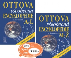 Ottova všeobecná encyklopedie ve dvou svazcích A-L, M-Ž CZ