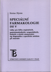 Speciální farmakologie 5 CZ